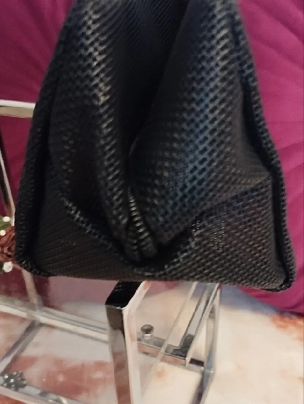 Grown Alchemist Black Mesh Toiletry Bag-NWT